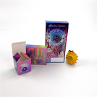 A embalagem cosmética da pestana colorida pela caixa de presente personalizada Shinny o tipo do holograma