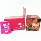 Cartão cor-de-rosa da caixa de papel do gatinho que grava cartões de empacotamento de carimbo quentes das caixas de exposição da bolha sexual do realce