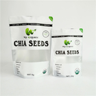 Digitas que imprimem o malote Ziplock do chá Resealable do produto comestível de Chia Seeds Tea Packaging Bag com janela clara