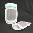 Especiais reusáveis personalizados dados forma levantam-se o malote plástico para o alimento Juice Milk Jelly Liquid