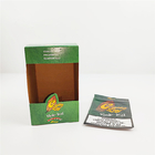 A folha natural personalizada barata do grabba do boxe de papel do presente envolve sacos do pacote e caixa de exposição para o envoltório da folha do fronto do grabba