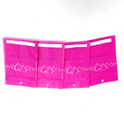 malote selado lateral impresso cor-de-rosa de três Mylar com a janela transparente clara para o empacotamento dos braceletes/joia