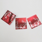 Selo pequeno Mini Cosmetic Cotton Bags Packet do Três-lado que empacota sacos personalizados da soldadura térmica do saco do zíper do alimento