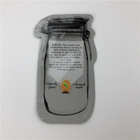 Mason Jar Pouches For CBD semeia malotes de embalagem irregulares da folha Indica de Gummies THC da flor de CBD com zíper