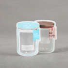 Mason Jar Pouches For CBD semeia malotes de embalagem irregulares da folha Indica de Gummies THC da flor de CBD com zíper