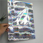 Saco de empacotamento holográfico do fechamento Resealable do zíper do saco de Mylar da folha de alumínio