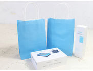 Tamanho médio imprimindo azul bonito dos sacos de papel de Kraft para comprar
