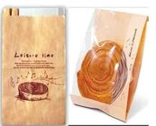 Janela personalizada dos sacos de papel de Kraft do produto comestível claramente para o pão