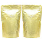 Os sacos inferiores quadrados da folha de alumínio do ouro imprimiram o revestimento matte para o empacotamento do café