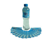 Luva do psiquiatra da garrafa da bebida da água mineral que imprime o calor azul