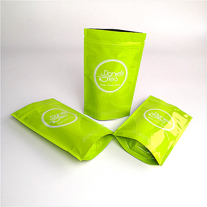 O costume imprimiu o chá verde do saco de papel reciclável de Kraft que empacota a aprovação do GV/FDA