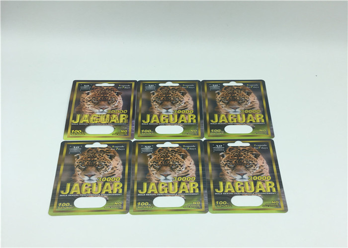 A impressão FX 35000 comprimidos masculinos do realce do cartão da bolha que empacotam o efeito 3d introduz o cartão
