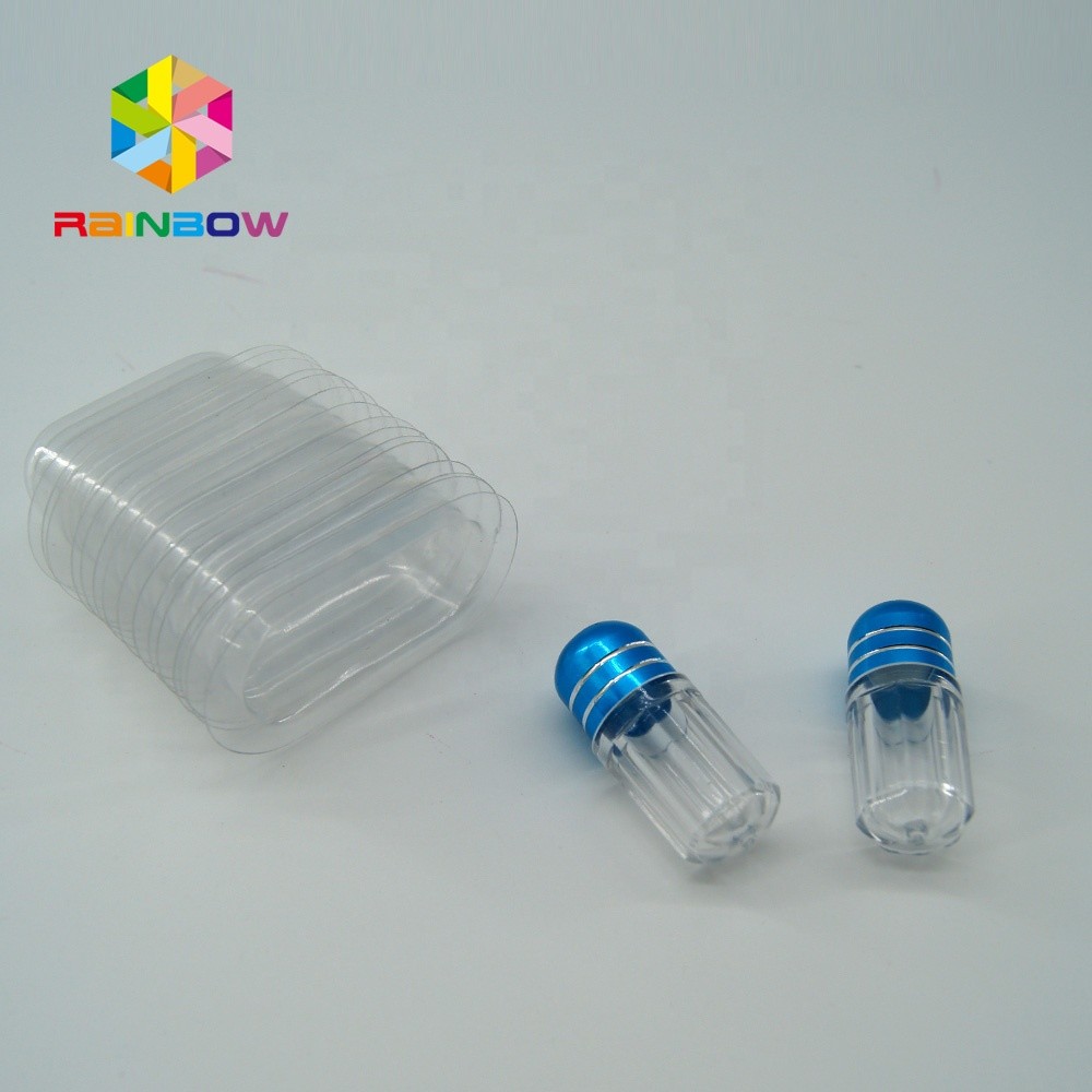 As garrafas de comprimido acrílicas da medicina da cápsula que empacotam o papel feito sob encomenda 3D cardam a aprovação de FDA