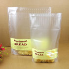 Doypack personalizou sacos plásticos do celofane para pães/empacotamento alimento do petisco