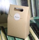 Caixa lisa do papel de embalagem de Brown Para o presente que empacota, impressão personalizada
