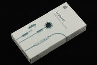 Caixa branca que empacota para a embalagem do fone de ouvido/caixa de empacotamento dos auriculares com janela de exposição