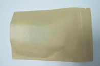 Saco lateral do selo do papel de embalagem três dianteiros claros de Brown Para o empacotamento dos biscoitos