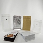Matte Clear Mylar Aluminum Foil ensaca o saco de embalagem inferior liso de 100g 250g 500g