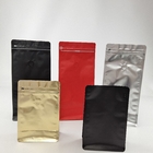 Matte Clear Mylar Aluminum Foil ensaca o saco de embalagem inferior liso de 100g 250g 500g