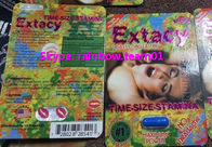 Caixa de papel da força dos comprimidos max do sexo de Extacy que empacota o logotipo durável personalizado