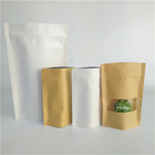 Impressão personalizada de bolsas de papel kraft biodegradáveis para embalagens alimentares