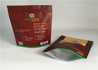 O fechamento plástico preto do fecho de correr dos sacos da embalagem de Mylar representa acima o café e o chá