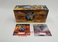 Cartão da bolha do rinoceronte 69 que empacota 9 x 12cm com revestimento de superfície lustroso