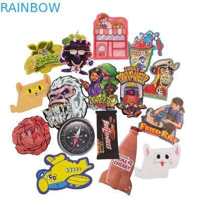 Embalagens comestíveis 3.5g Mylar Bags Ziplock em forma especial Biscoitos de Ervas Dulces