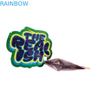 3.5g 7g 14g Ziplock Mylar Bag Edible Child-Proof Aluminum Foil para biscoitos Gummy