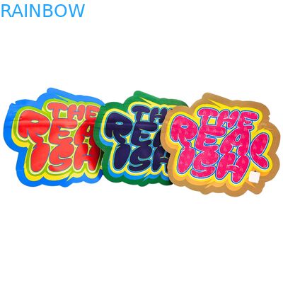 3.5g 7g 14g Ziplock Mylar Bag Edible Child-Proof Aluminum Foil para biscoitos Gummy