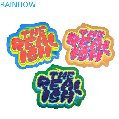 3.5g 7g 14g Ziplock Mylar Bag Edible Child-Proof Aluminum Foil para biscoitos Gummy