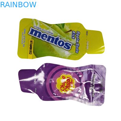 Saco de Mylar Holográfico Personalizado Impresso Embalagem Biodegradável Resealable para Sacos de Lanches de Alimentos