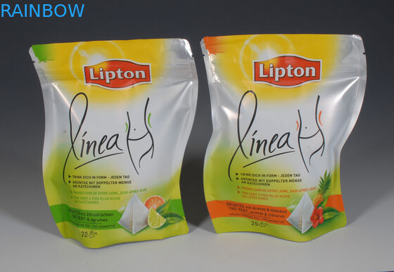 Malotes plásticos de folha de alumínio com o zíper para o empacotamento do chá