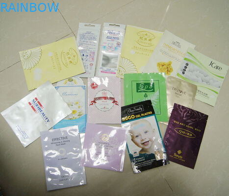 100mic os sacos cosméticos feitos sob encomenda, Três-Lado selaram o malote da folha de alumínio