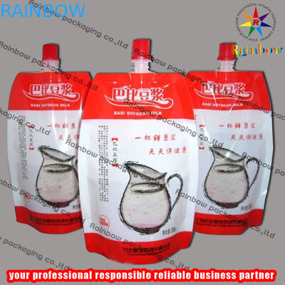 Malote que empacota, saco do bico da folha de alumínio do feijão de soja