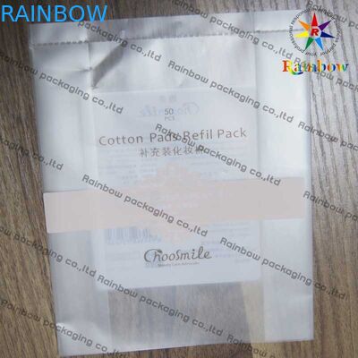 O saco de empacotamento cosmético da folha de alumínio, durável levanta-se o malote