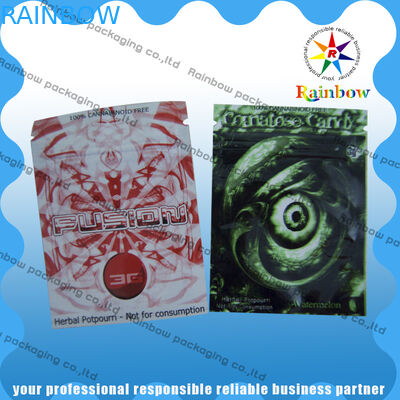 Malotes plásticos de folha de alumínio que empacotam com o Três-lado selado