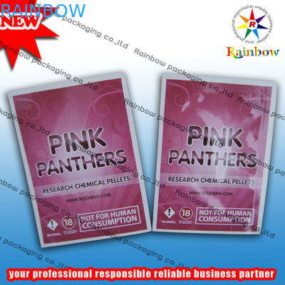 O lado três personalizado selou o saco de empacotamento cosmético no material laminado