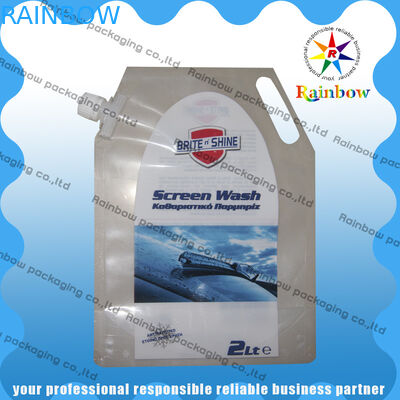 Malote claro do bico do animal de estimação que empacota com furo do cair para refrescos