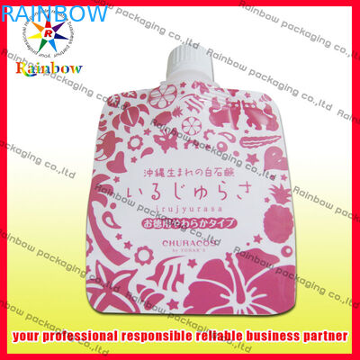 Levante-se a soldadura térmica de empacotamento do malote do bico da folha para o suco, ANIMAL DE ESTIMAÇÃO/AL/PE