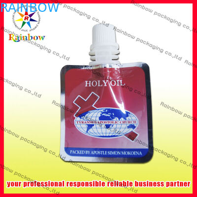 Malote do bico do produto comestível que empacota com a torneira para o armazenamento da água mineral