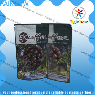 Saquinhos de chá da folha de alumínio que empacotam com parte inferior Ziplock e redonda