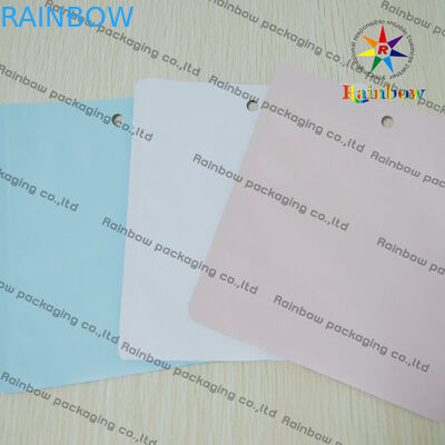 Cosméticos do PVC EVA TPU que empacotam sacos com furo e imprimir redondos