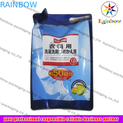 OPP levantam-se o saco de empacotamento do malote da folha de alumínio para o detergente