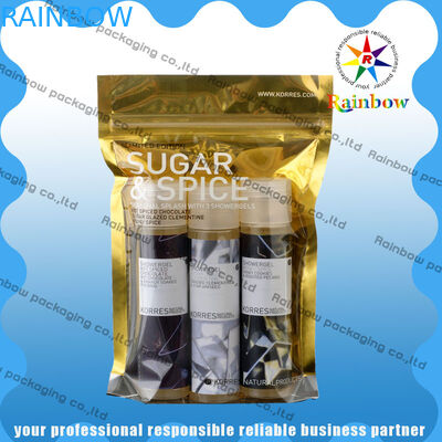 Saco de empacotamento cosmético plástico de OPP/AL/PE para a almofada morna com impressão de Costomized