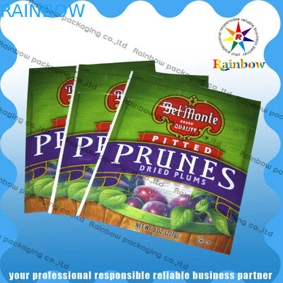 produto comestível de empacotamento Três-selado do saco do petisco da impressão colorida plástico para o petisco/especiarias