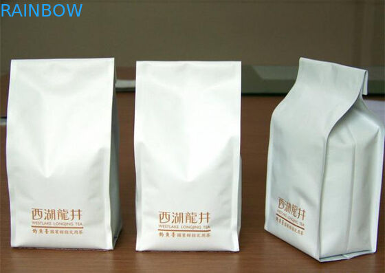 Os malotes de empacotamento do chá cerâmico do selo do quadrilátero levantam-se o reforço lateral