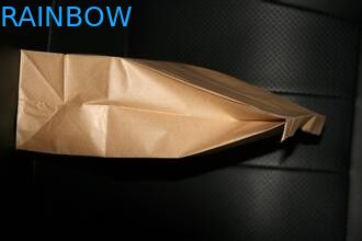 O logotipo de Brown imprimiu sacos de papel personalizados, leva embora levanta-se o saco