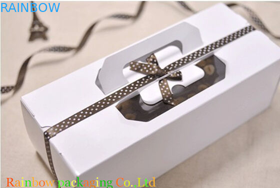 Punho de empacotamento Matt reciclável da caixa do chocolate claro da janela/laminação do brilho