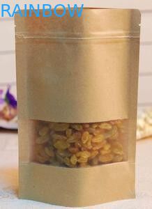 Os sacos de papel personalizados recicl, levantam-se o saco de empacotamento do papel de embalagem